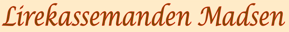 Lirekassemanden Madsen logo
